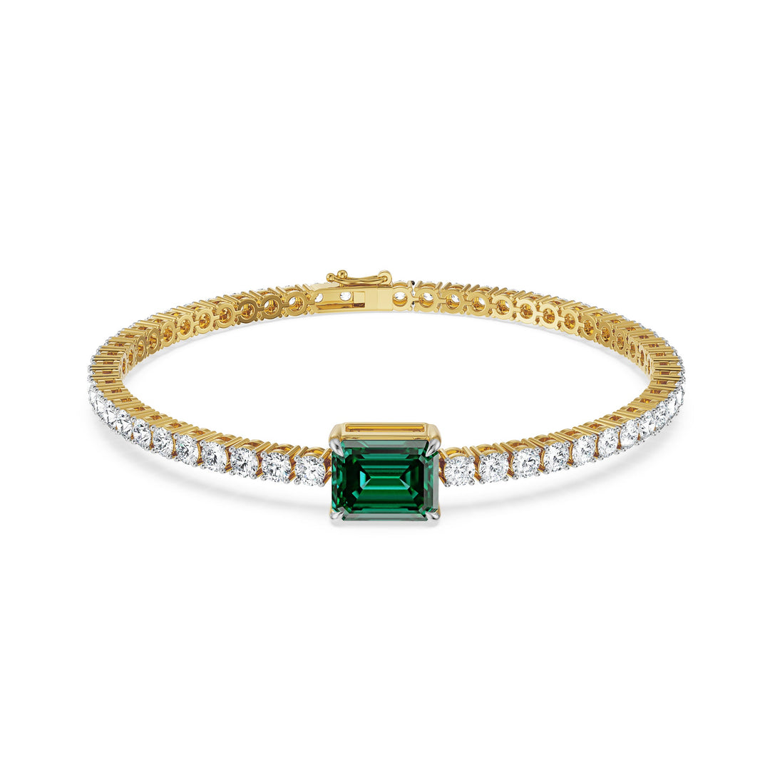 Heritage Emerald-Cut Lab Diamond Bracelet