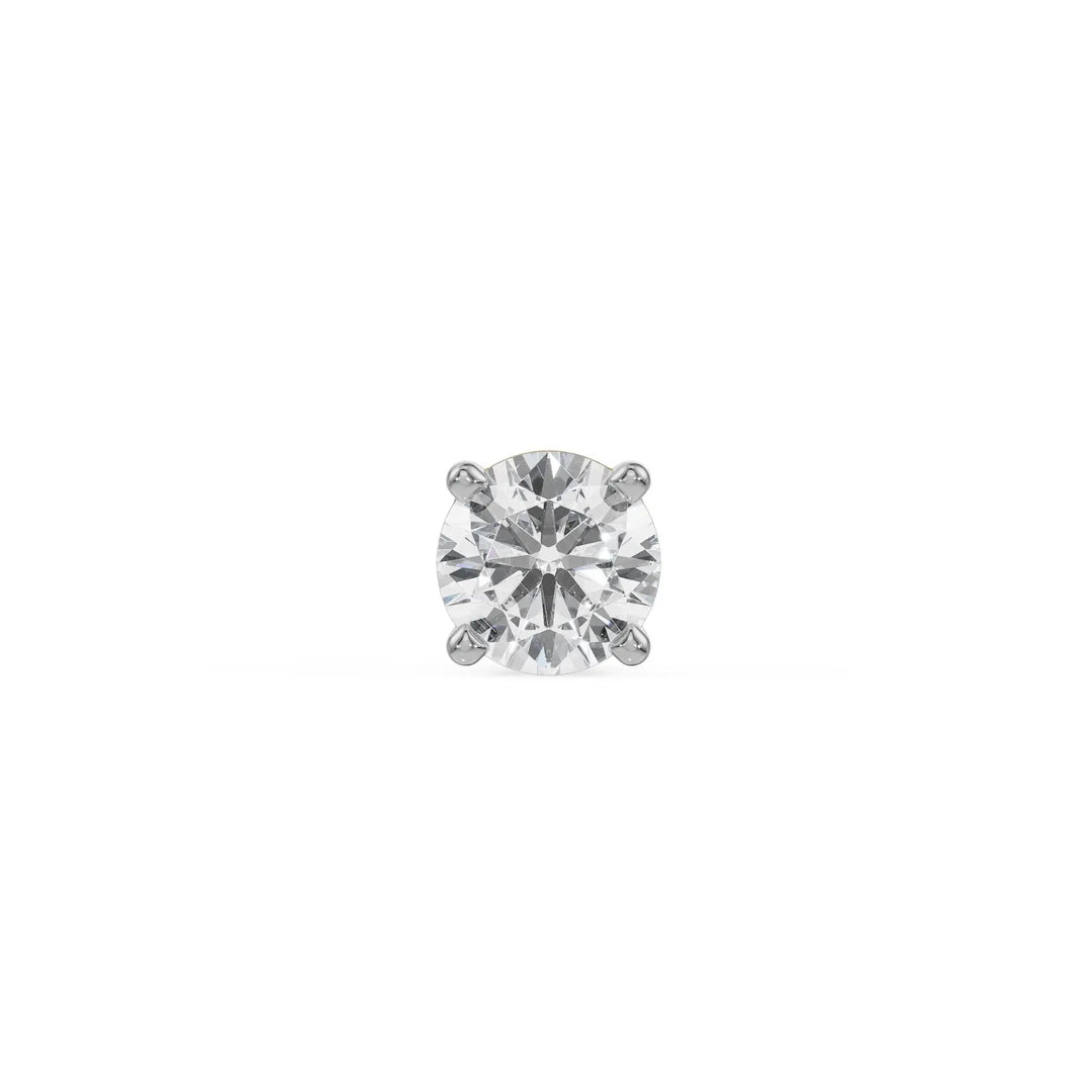 Victor Prime Round Lab-Grown Diamond Men’s Solitaire Stud