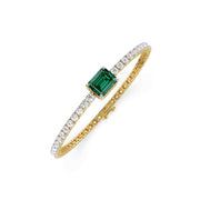 Heritage Emerald-Cut Lab Diamond Bracelet