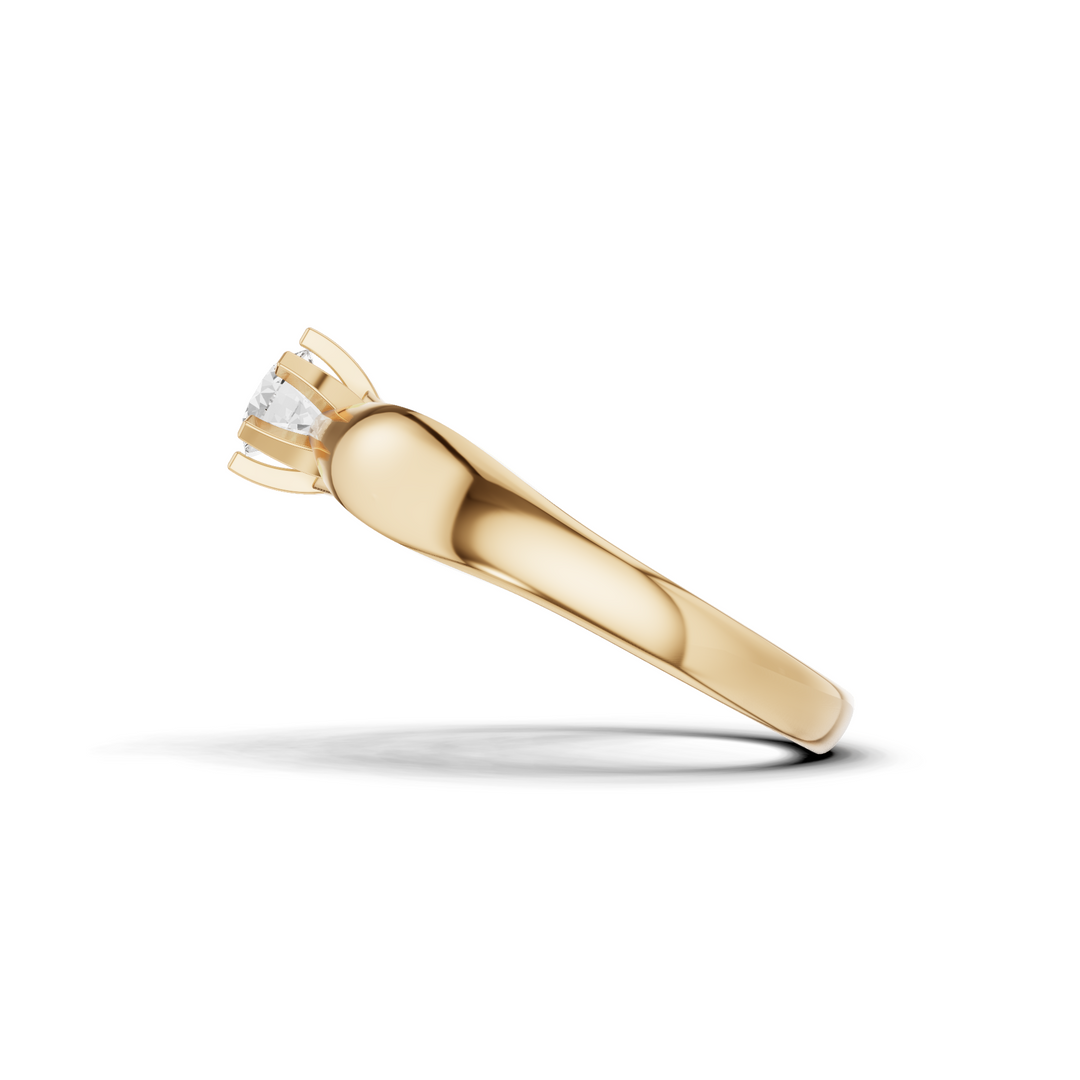 Pure Light Solitaire Ring
