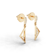 Pure Edge Diamond Earrings