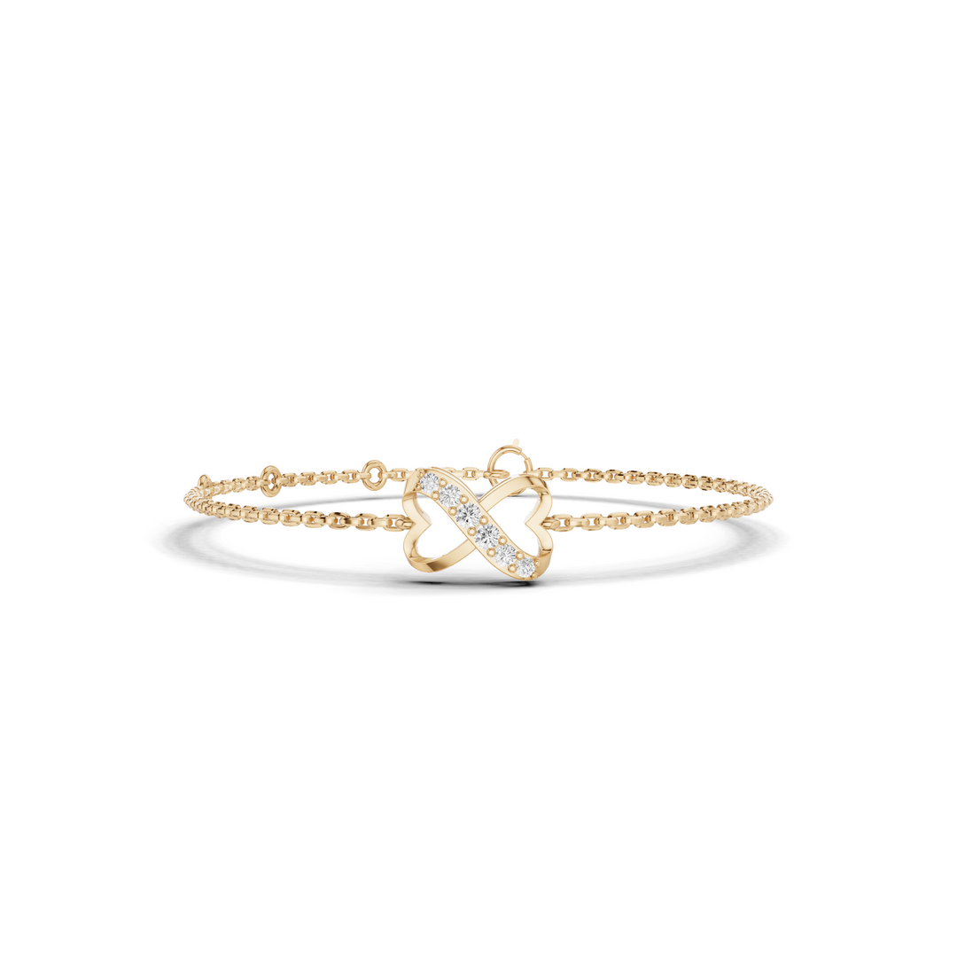 Pure Heart Diamond Bracelet