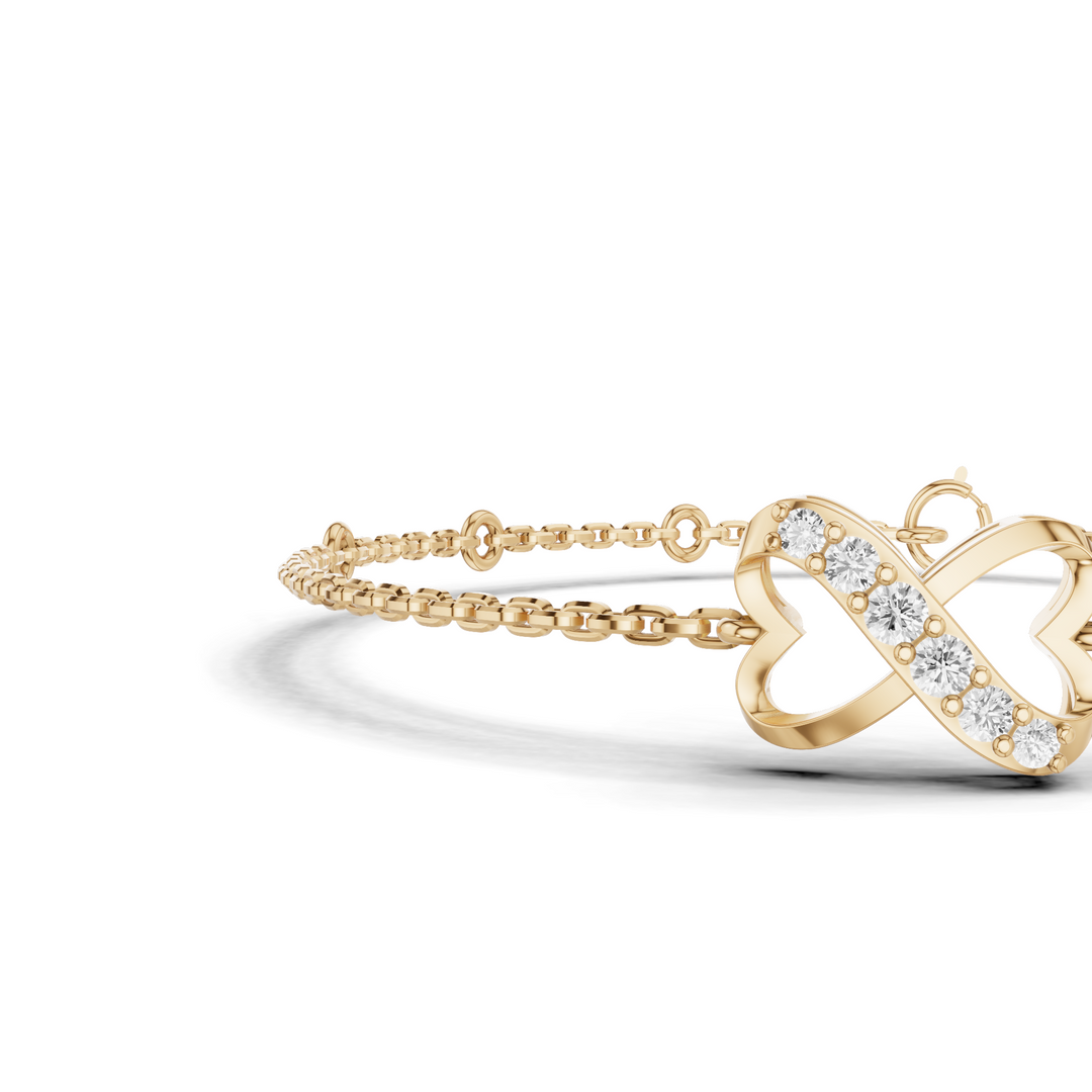 Pure Heart Diamond Bracelet
