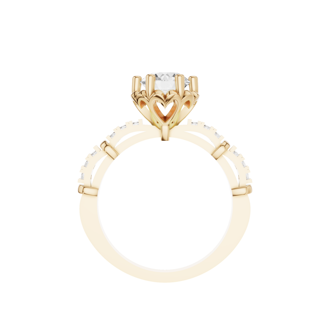 Velunara Flame Diamond Ring
