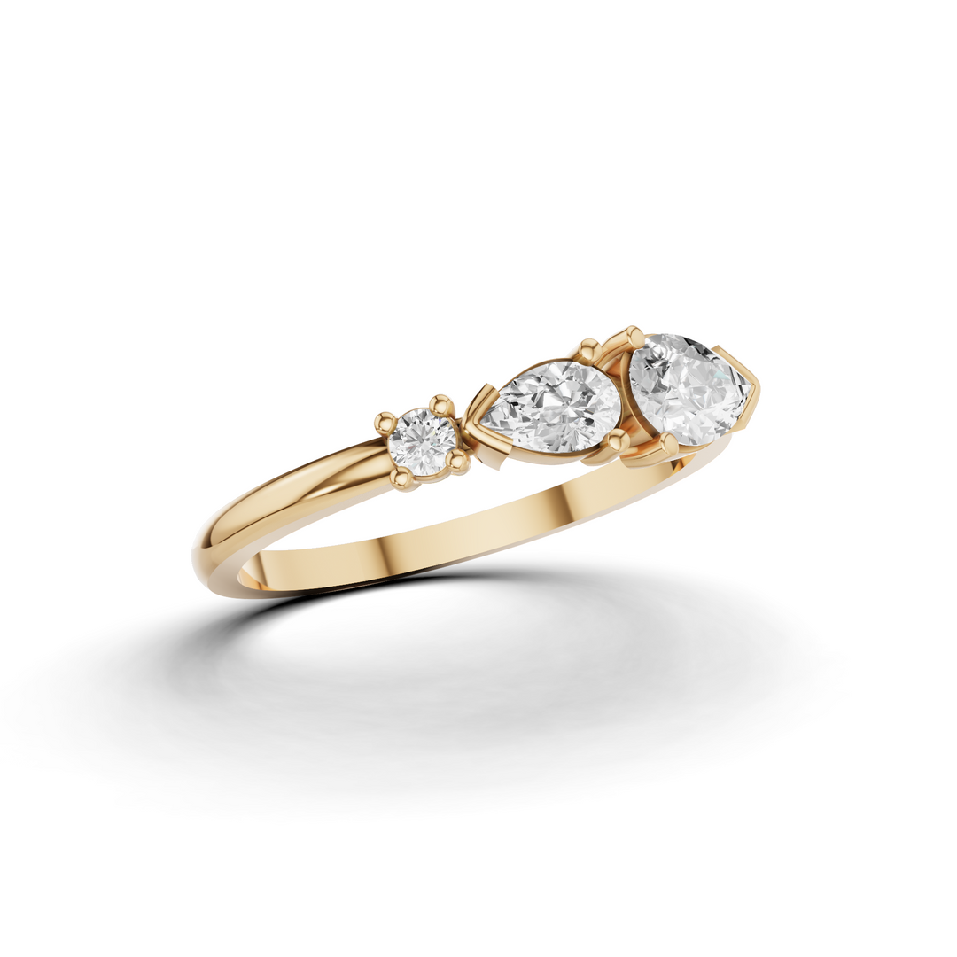 Calyra Drift Diamond Ring