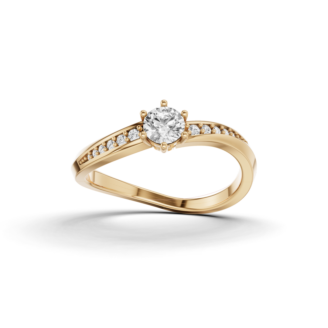 Aethera Veil Diamond Ring