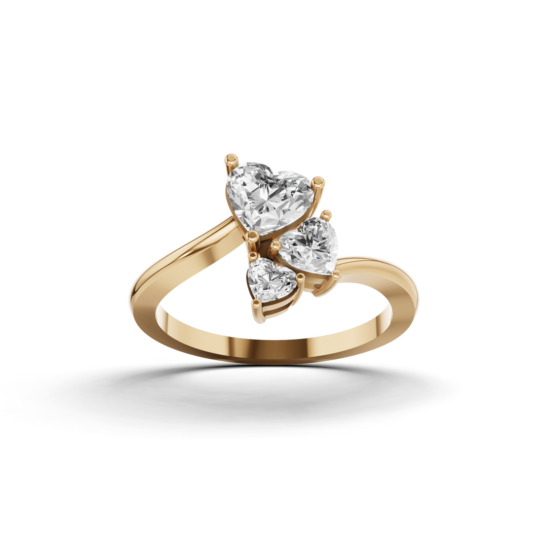 Serenith Flame Diamond Ring