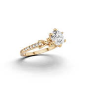Lumethra Drift Diamond Ring