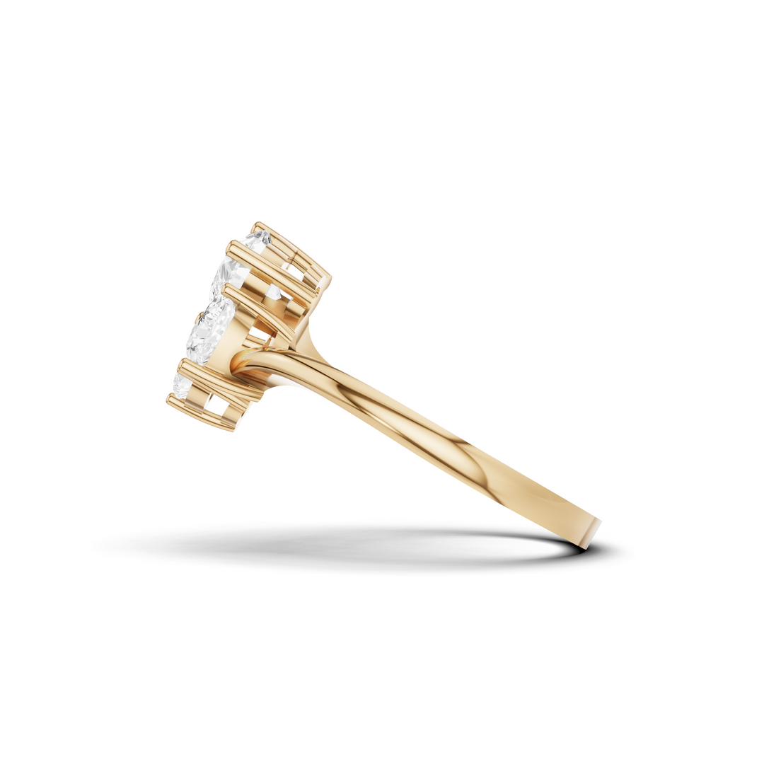 Serenith Flame Diamond Ring