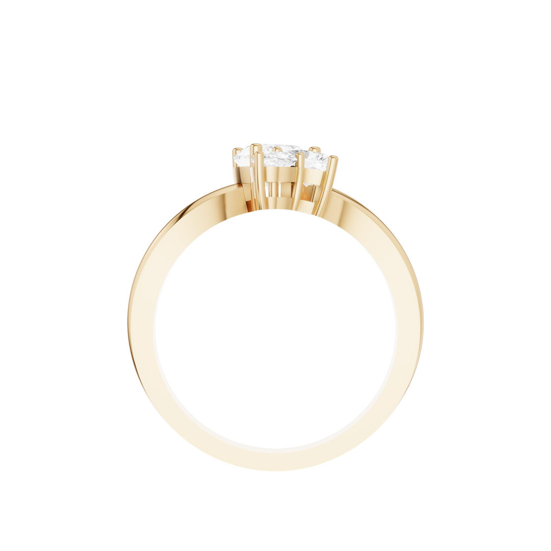 Serenith Flame Diamond Ring