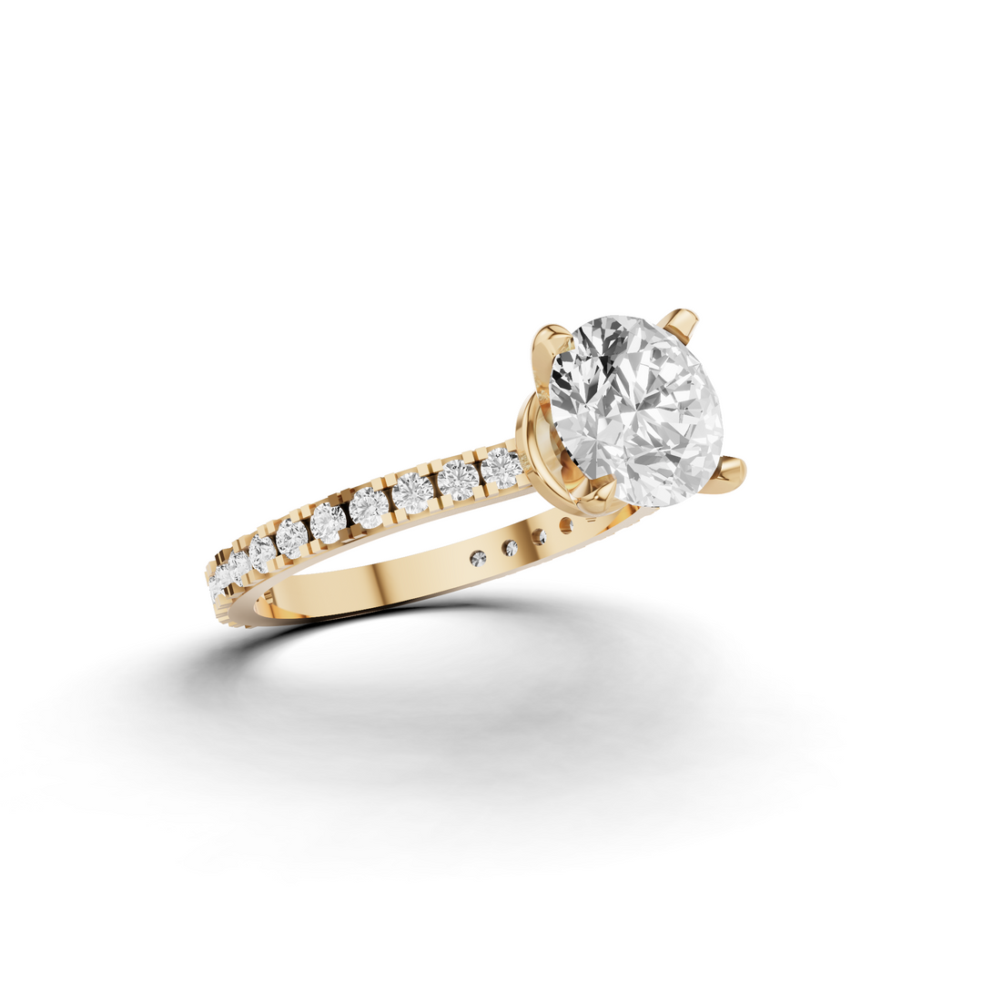 Solenique Tide Diamond Ring